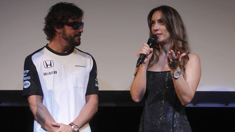Bianca Senna, die Schwester der brasilianischen F1-Legende ist auch anwesend.