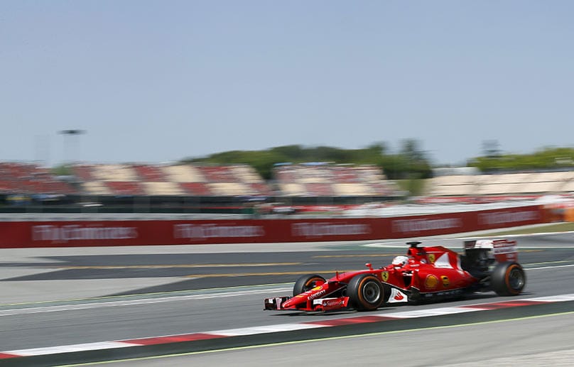 Sebastian Vettel muss darauf hoffen, im Rennen näher an Mercedes heranzukommen.