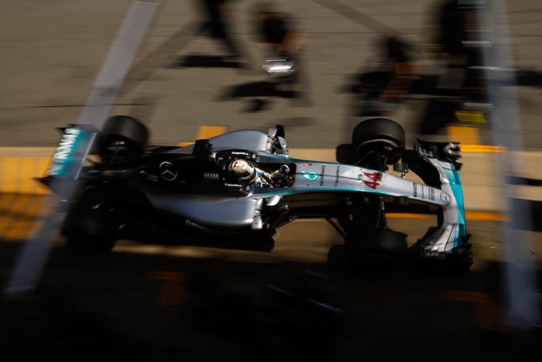 Lewis Hamilton ist aber in Barcelona nicht derart überlegen wie zuvor.