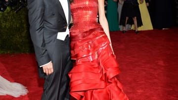 Schönes Paar: George Clooney und seine Ehefrau Amal bei der Met Gala Anfang Mai 2015.