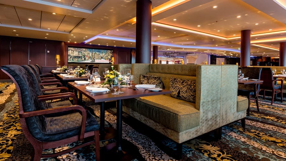Frankreich statt Asien: Das Hauptrestaurant "Atlantik" bekommt den neuen Bereich "Brasserie".