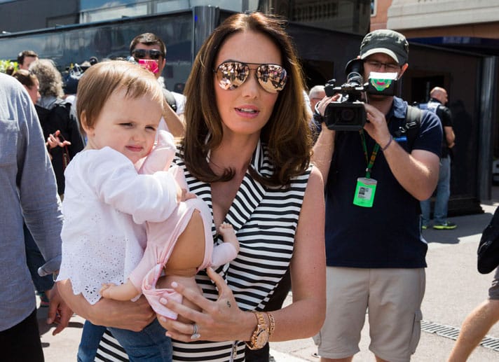 Tamara Ecclestone, die Tochter von F1-Boss Bernie, mit ihrer Tochter Sophia.