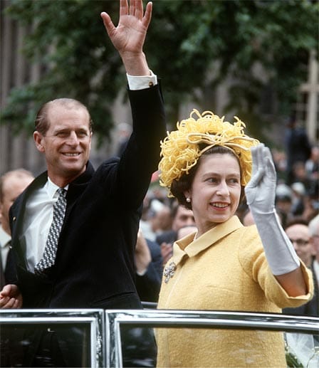 Vor 50 Jahren besuchte Queen Elizabeth mit ihrem Mann, Prinz Philip, das erste Mal die damalige BRD.