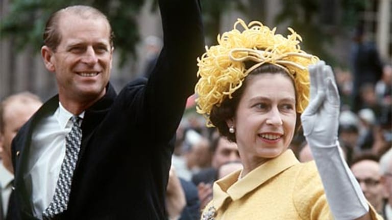 Vor 50 Jahren besuchte Queen Elizabeth mit ihrem Mann, Prinz Philip, das erste Mal die damalige BRD.