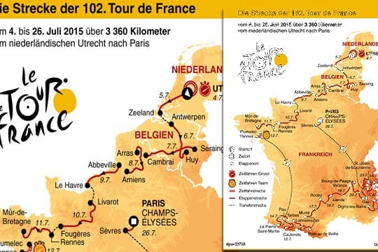 Die Tour de France 2015 in der Übersicht.