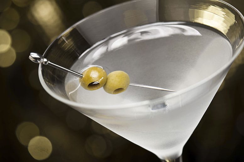 Ein Dry Martini: Wermut gehört zum Cocktail mit dazu. Ein Dry Martini: Wermut gehört zum Cocktail mit dazu.