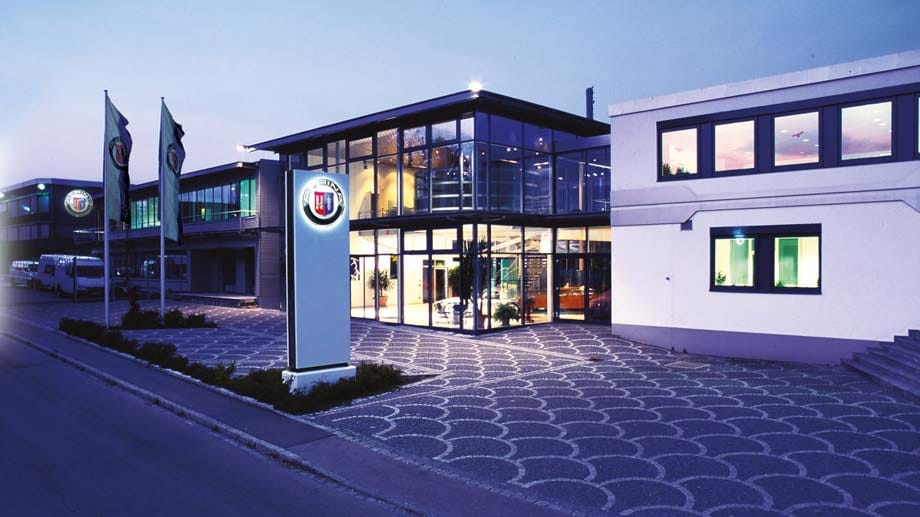 Das ist die Firmenzentrale von Alpina.