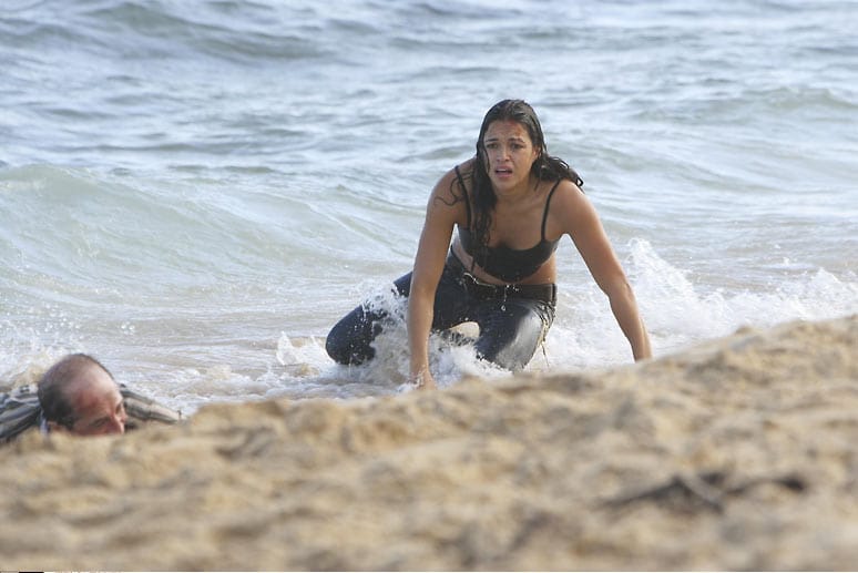 Michelle Rodriguez sorgte als taffe Ex-Polizistin Anna Lucia für jede Menge Action im "Lost"-Universum.