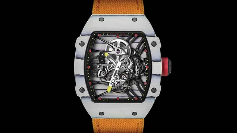 Bei der Luxusuhr handelt es sich um die "RM 27-02" vom Schweizer Uhrenhersteller Richard Mille. Nur 50 Stück will Richard Mille von dem Modell bauen.