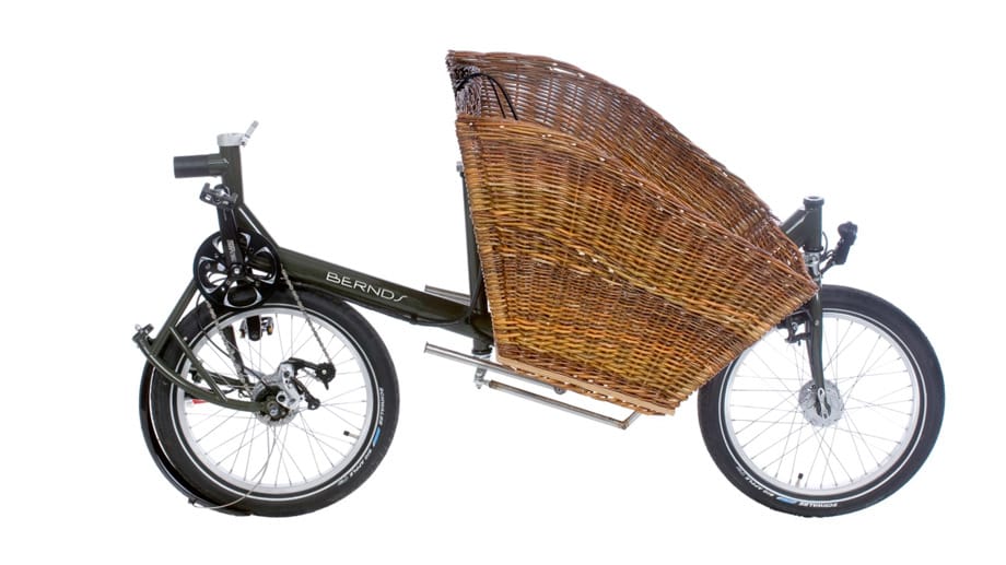 Bernds hat ein elektrisches Lastenrad entwickelt, das faltbar ist. Mit bis zu 260 Kilogramm können Besitzer das 2450 Euro teure Lastenrad beladen.