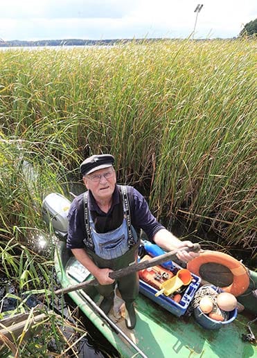 Leben in der Altmark: Wilfried Kagel gehört eine Fischerei auf dem Arendsee in Zießau.