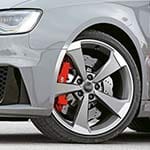 Neuer Reifen, neues Format und neu: Der Audi hat richtig Grip auf der Vorhand.