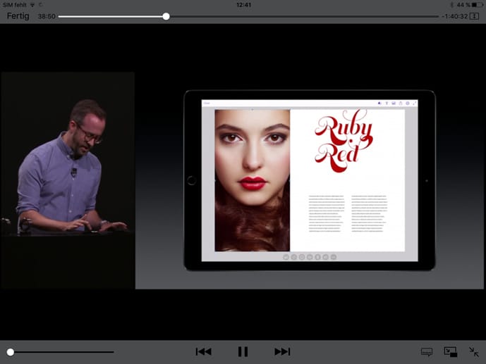 Mit iOS 9 hält auf dem iPad eine schicke Bild-in-Bild-Funktion Einzug.