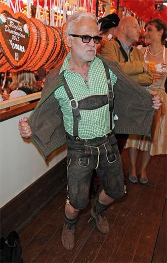Nino de Angelo besuchte auf dem Oktoberfest das Marstall Festzelt.