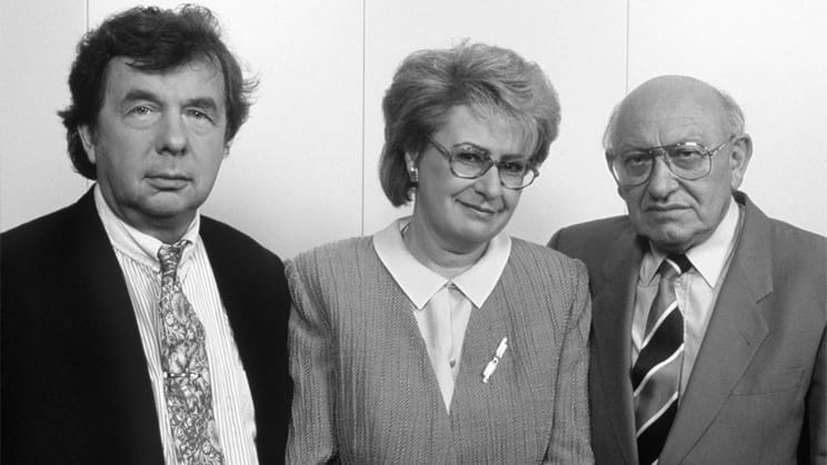 Hellmuth Karasek, Sigrid Löffler und Marcel Reich-Ranicki