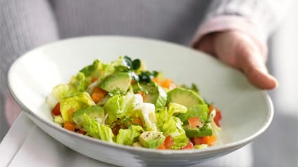 Avocadosalat mit Mandarinen