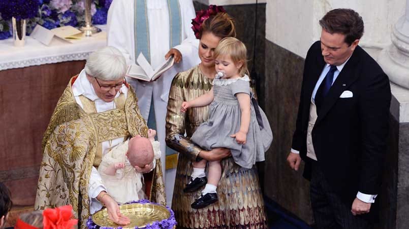 Antje Jackelén und Prinz Nicolas von Schweden