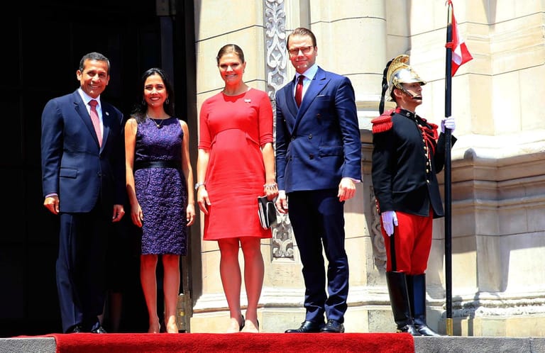 Victoria von Schweden und Prinz Daniel besuchen Mitte Oktober 2015 Südamerika.
