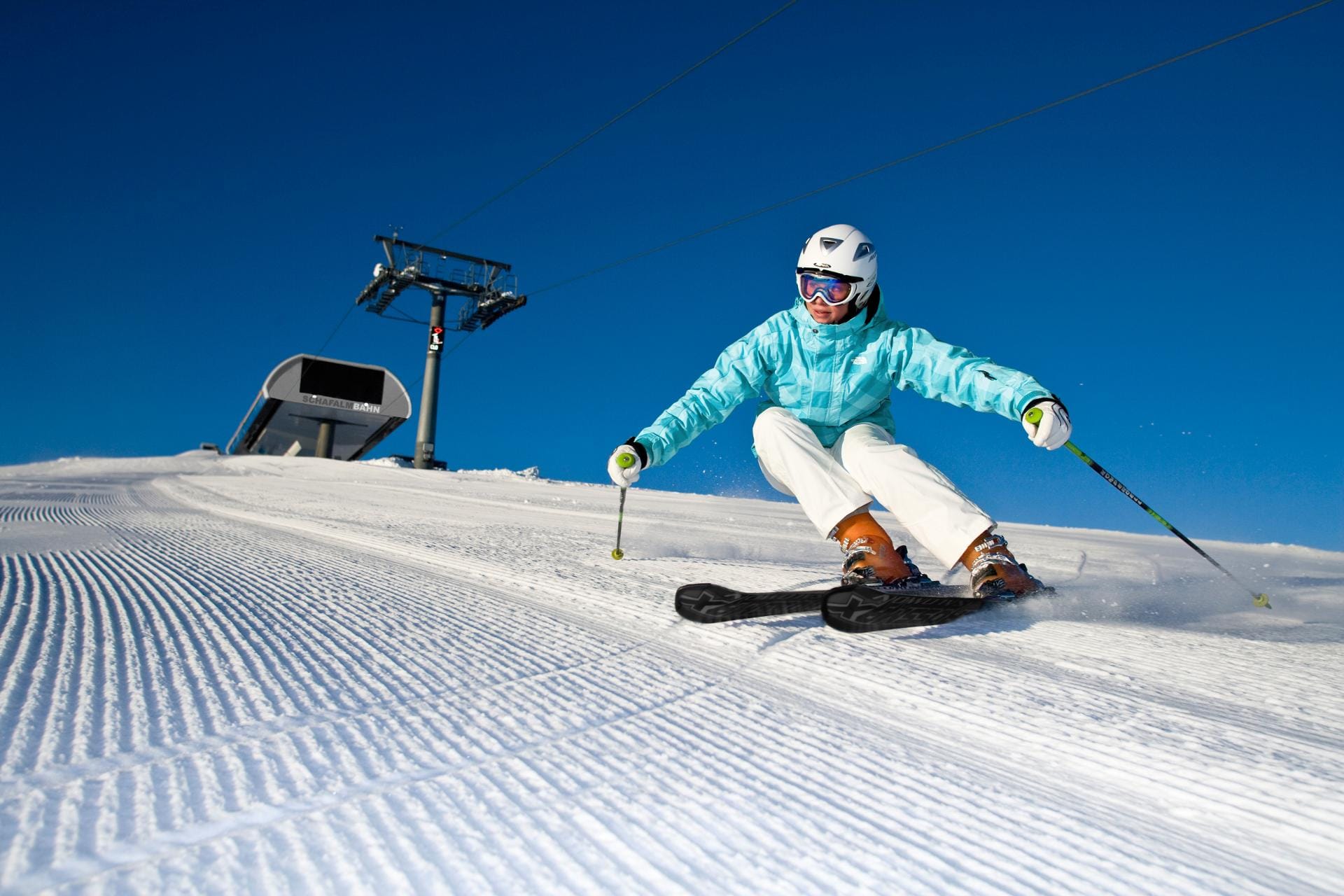 Mehr Skispaß: Die neue Schafalmbahn an der Turracher Höhe erschließt gleich fünf neue Abfahrten.
