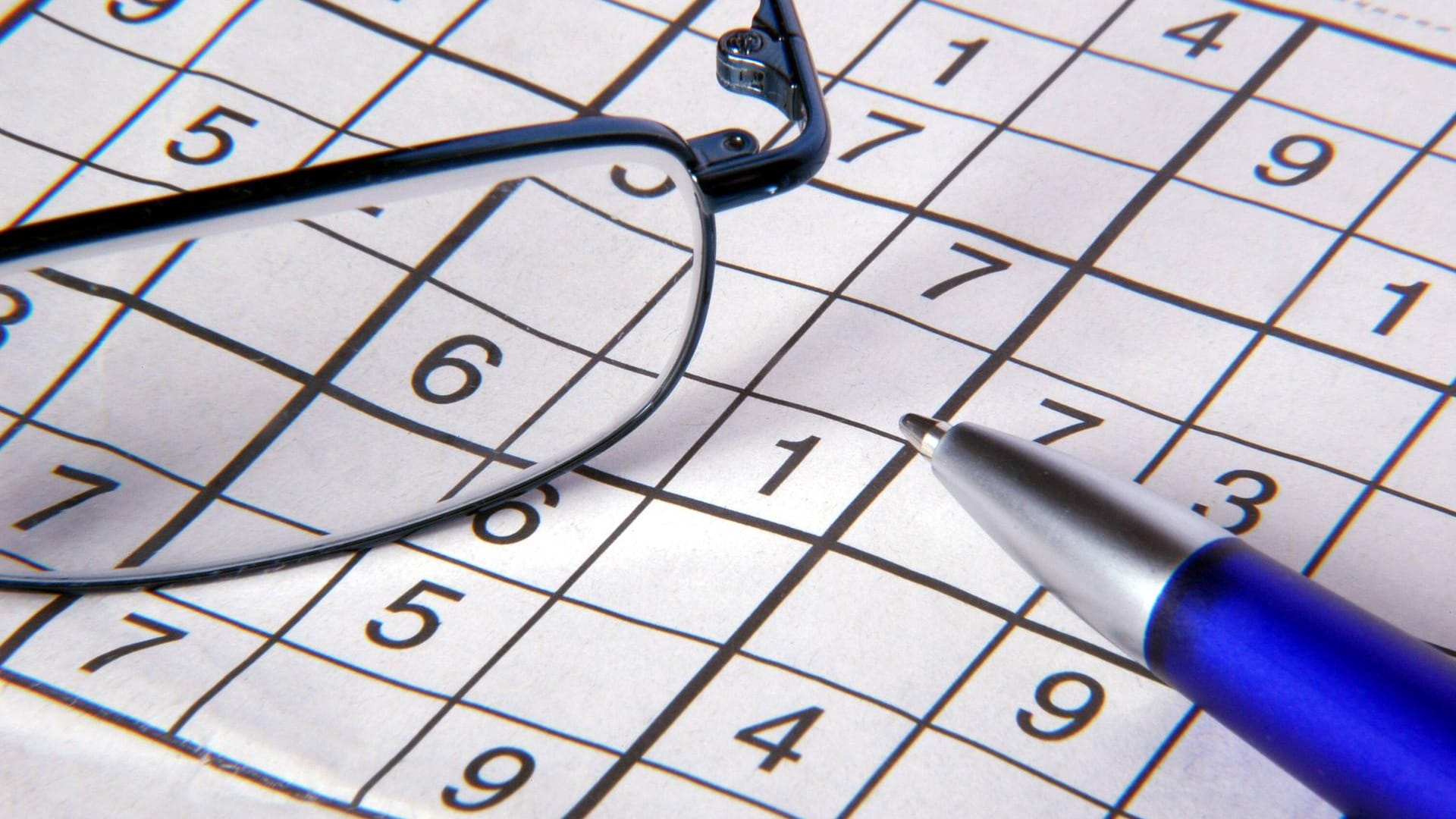 Sudoku: Das Gitterrätsel hält die Gehirnleistung auf Trab.