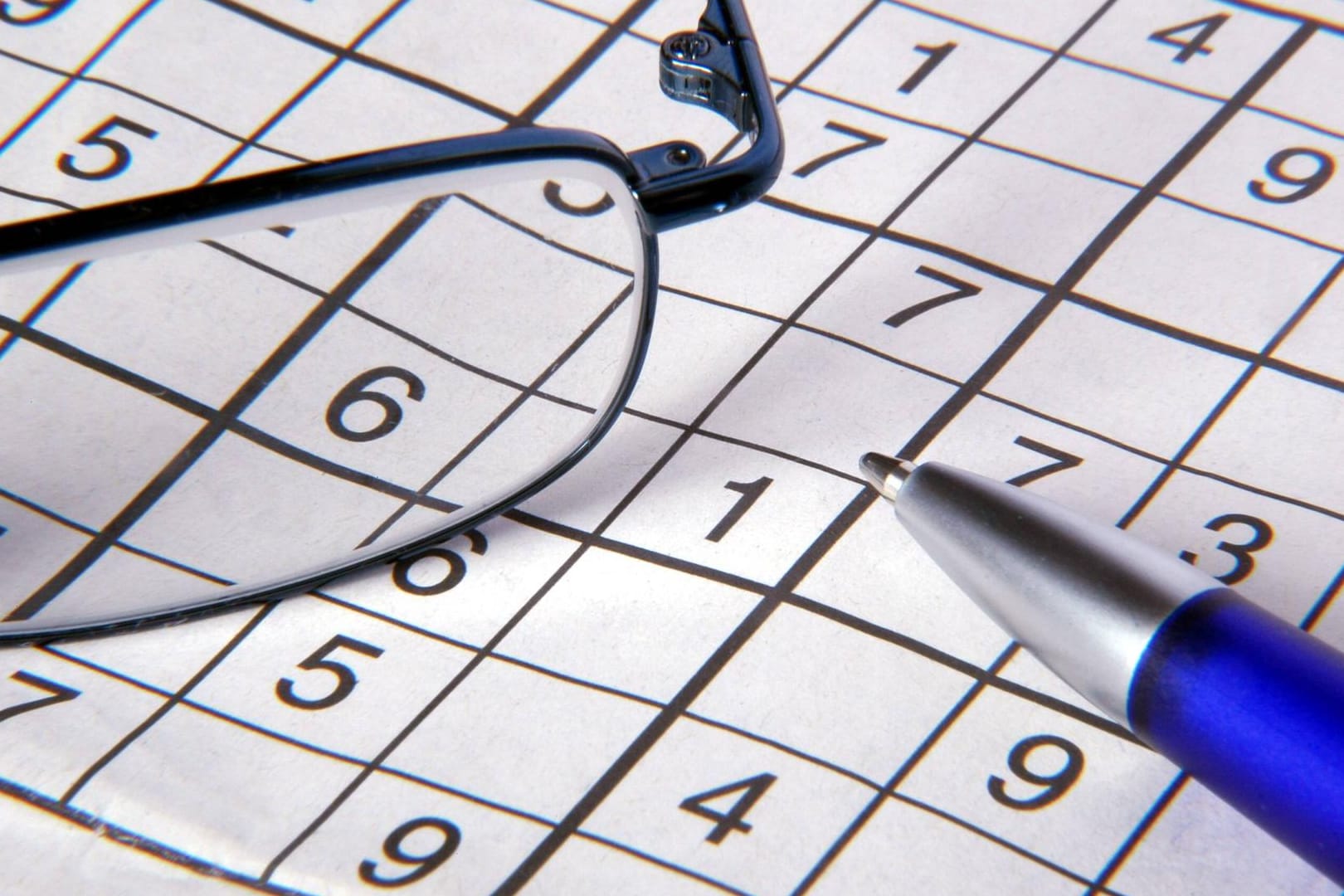 Sudoku: Das Gitterrätsel hält die Gehirnleistung auf Trab.