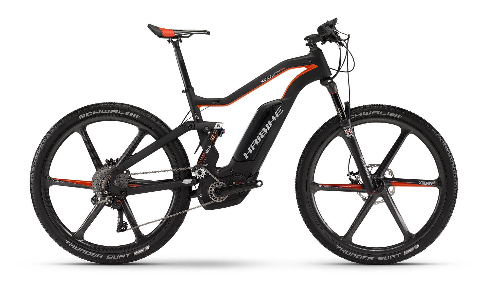 Zu den teuersten Fahrrädern am Markt zählt das Haibike "Xduro Fullseven Carbon Ultimate. 14.999 Euro kostet das Mountainbike mit Elektromotor.