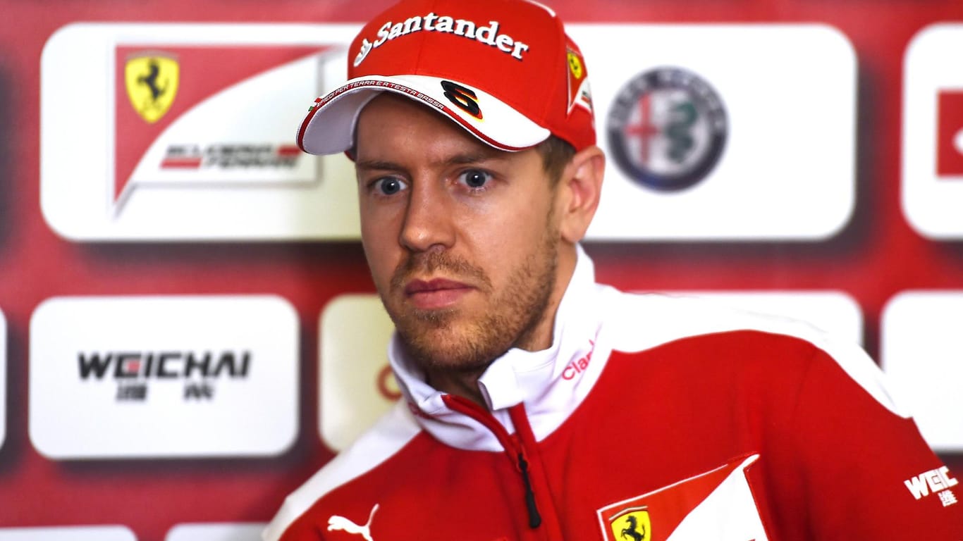 Den Titel im Visier: Sebastian Vettel will mit Ferrari erstmals Weltmeister werden.