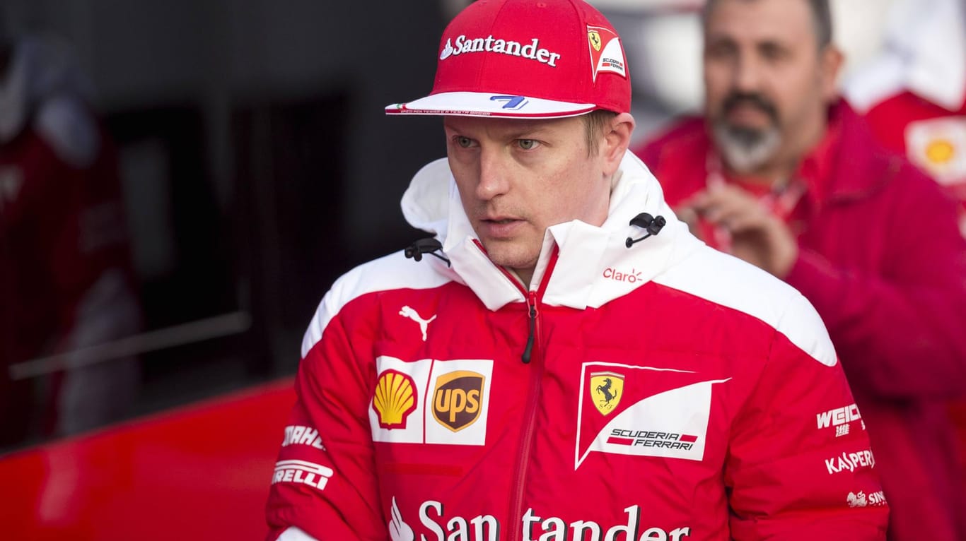 Schneller Finne: Kimi Raikkönen sitzt im zweiten Ferrari-Cockpit.