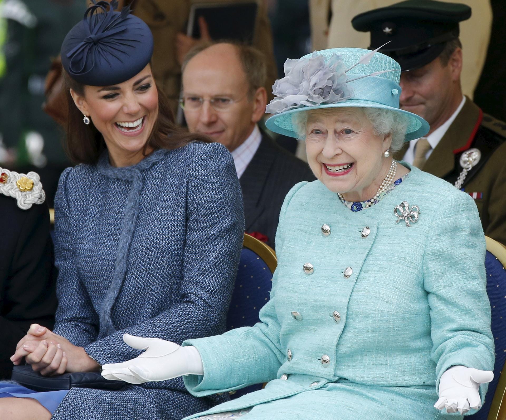 Die Queen versteht sich entgegen aller Gerüchte bestens mit Kate.