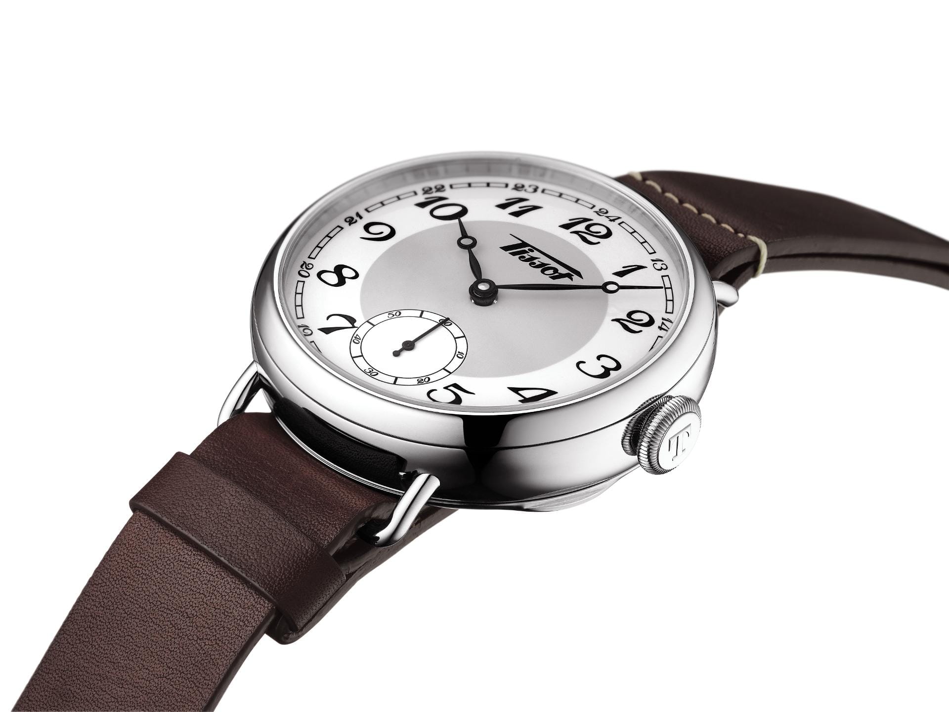 Ein Hingucker im Retro-Design ist die Heritage 1936 von Tissot. Die Uhr kommt mit Handaufzug und kostet 995 Euro.