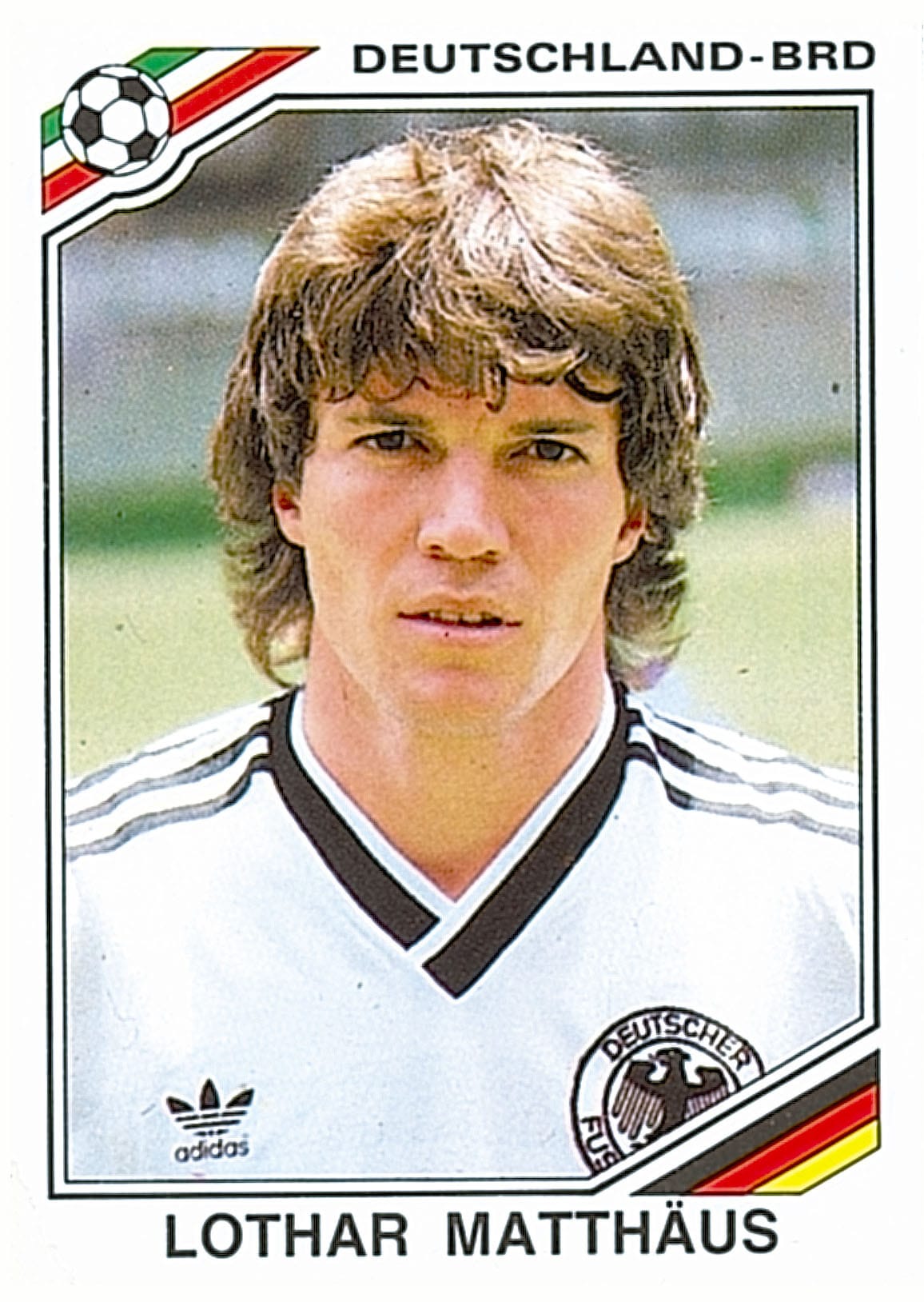Lothar Matthäus mit Wallemähne: Der einstige Weltfußballer und Sky-Fußball-Experte im Jahr 1986.