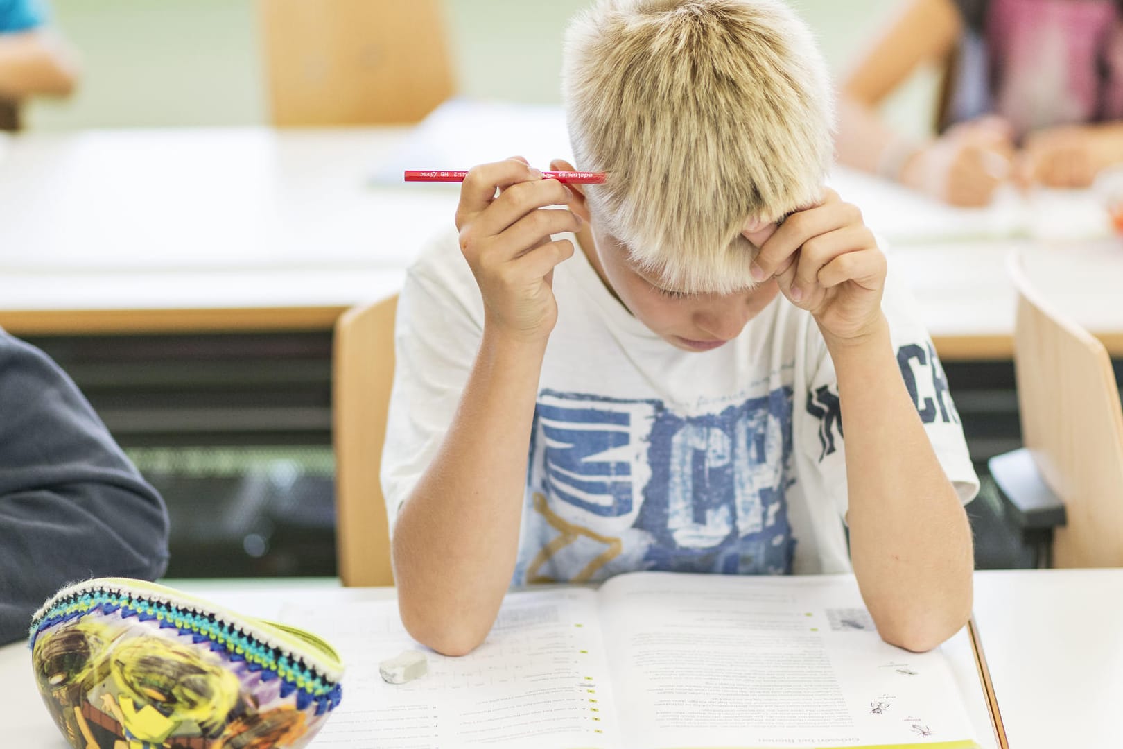 Der Schulwechsel nach der Grundschule löst bei machen Schülern Leistungsdruck aus. (Symbolfoto)