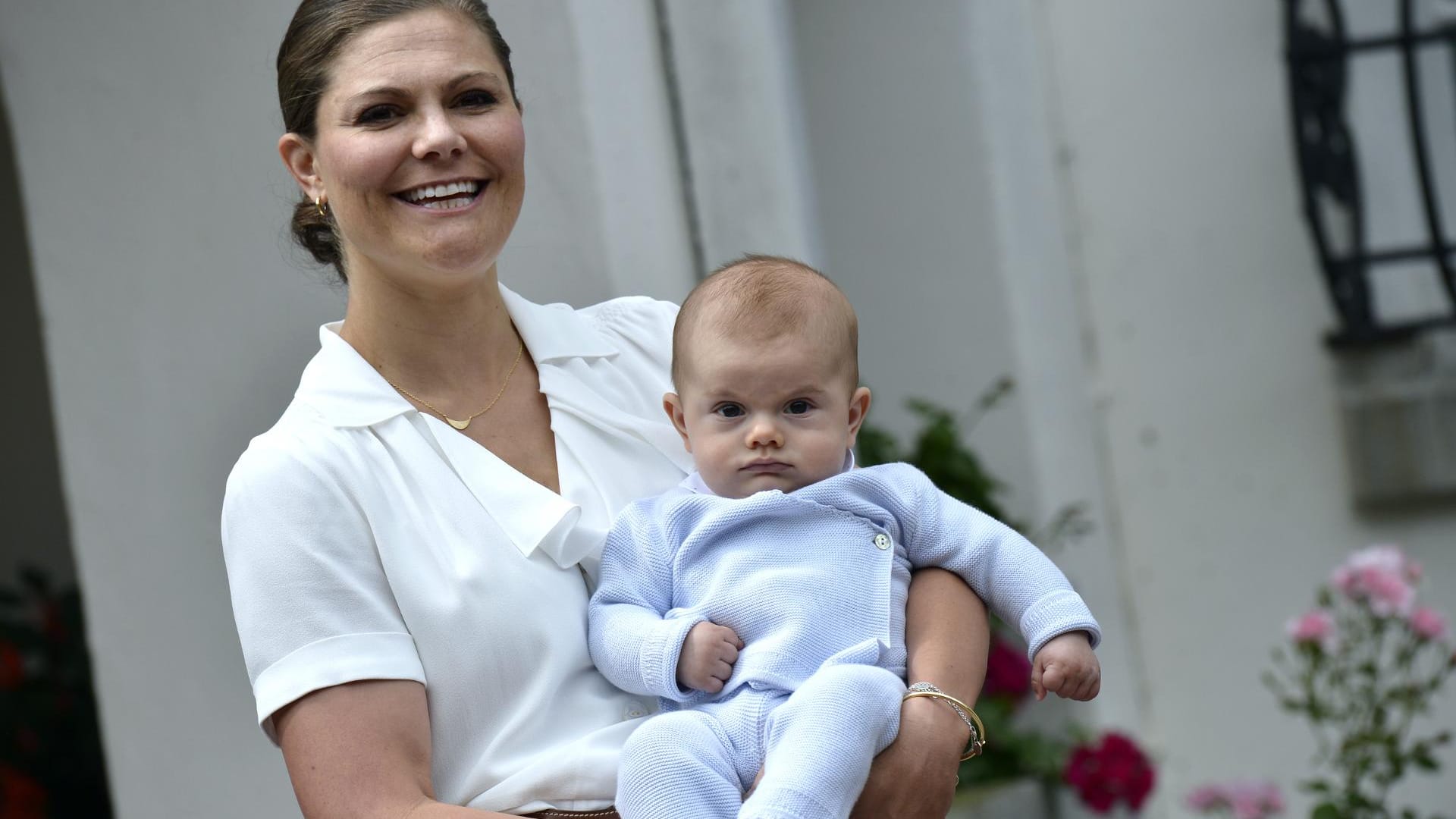 Kronprinzessin Victoria und Prinz Oscar am 39. Geburtstag der Thronfolgerin.