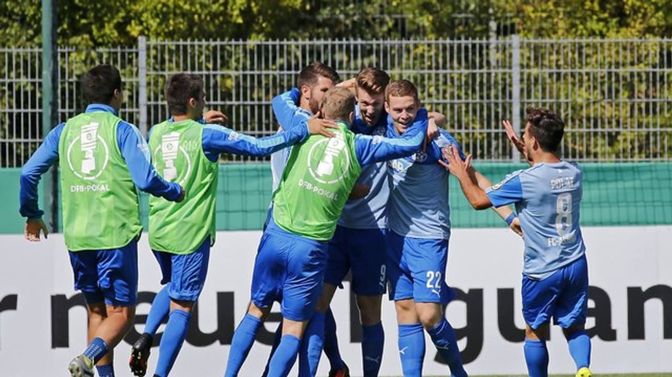 Der FC Astoria Walldorf hat die zweite Runde erreicht.