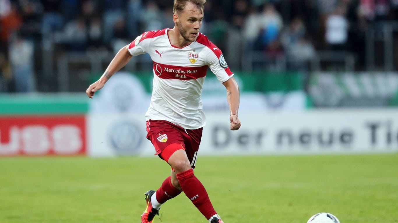 Alexandru Maxim und VfB Stuttgart wollen gegen Fürth nachlegen.