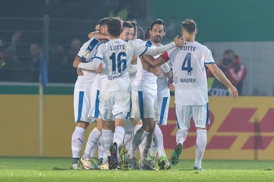 Die SF Lotte schmeißen Bayer Leverkusen aus dem DFB-Pokal.