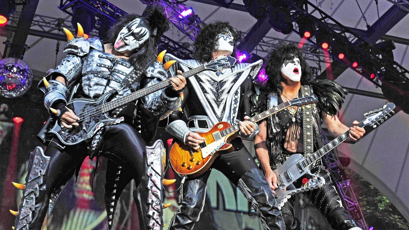 Das Konzert "Rock Vegas" von Kiss wird Silvester in 3sat gezeigt.