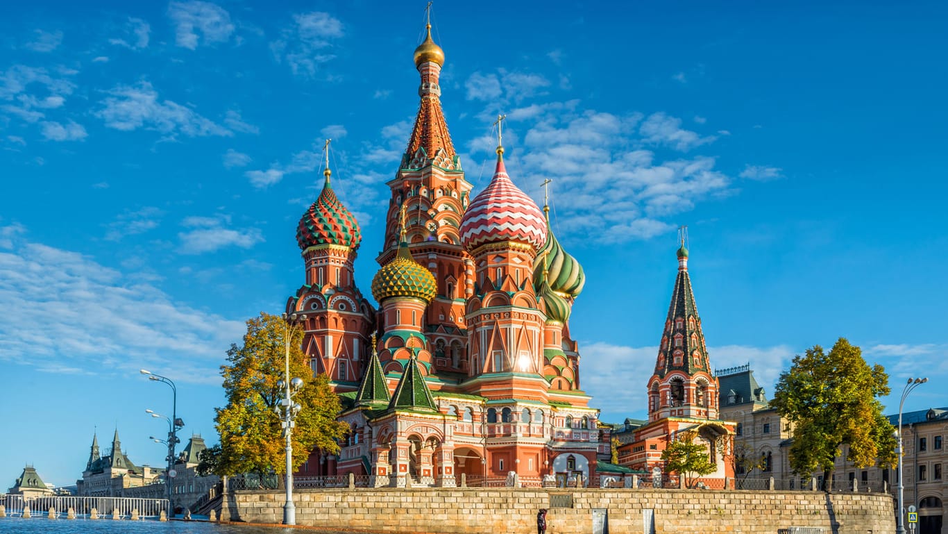 Basilius-Kathedrale am Roten Platz in Moskau.