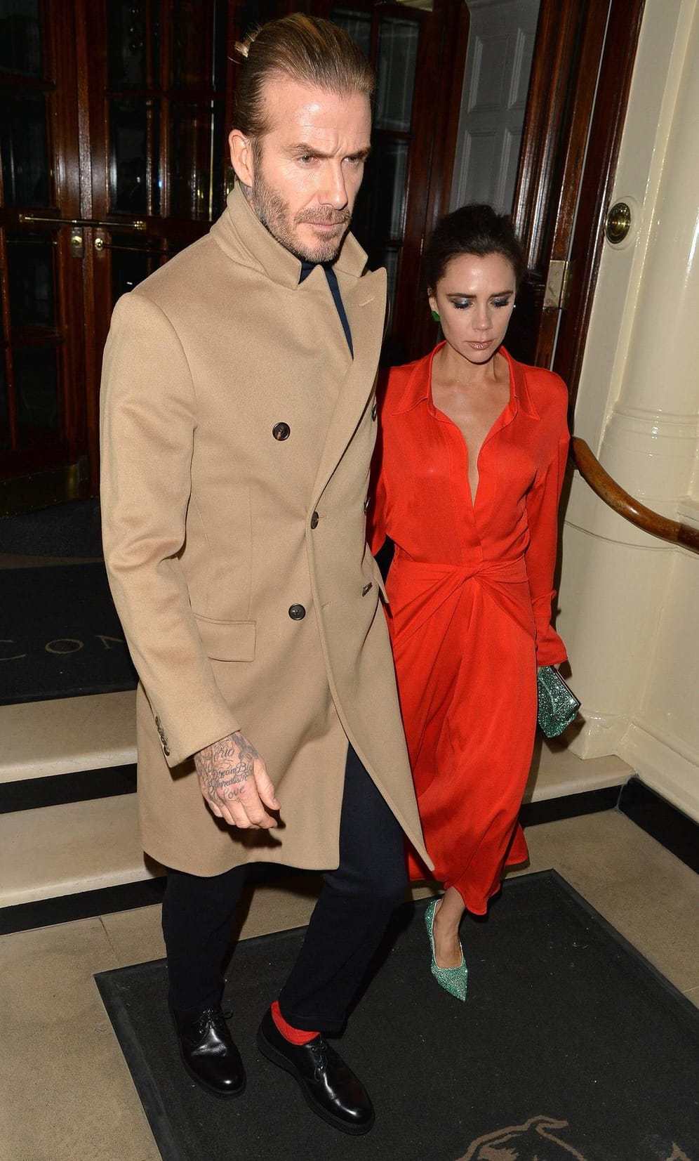 Reifere Looks: Modisch sind David Beckham und seine Ehefrau auch heute auf einer Wellenlänge.