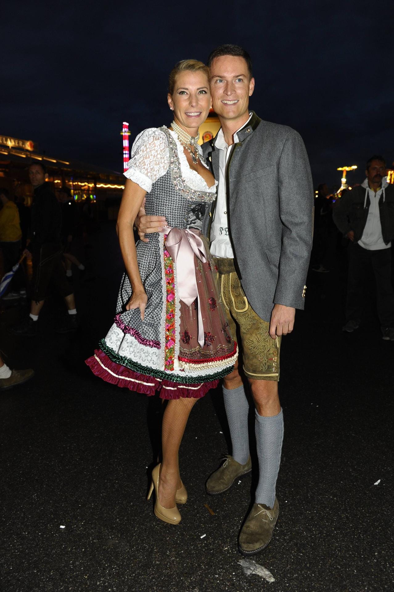 In Sachen Liebe: 2014 war Giulia Siegel mit ihrem damaligen Freund Frank Büchtmann auf den Wiesn unterwegs.