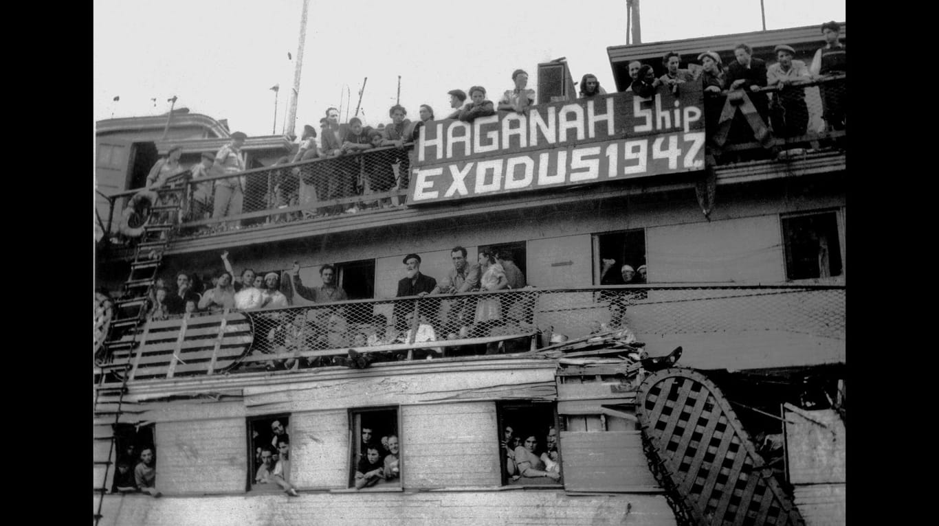 Den katastrophalen Bedingungen an Bord und der Erstürmung durch die Briten fielen mehrere Menschen auf der "Exodus" zum Opfer.