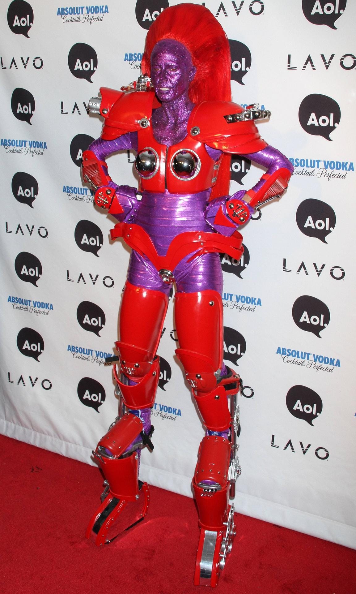 2010: Heidi Klum im Transformers-Look.