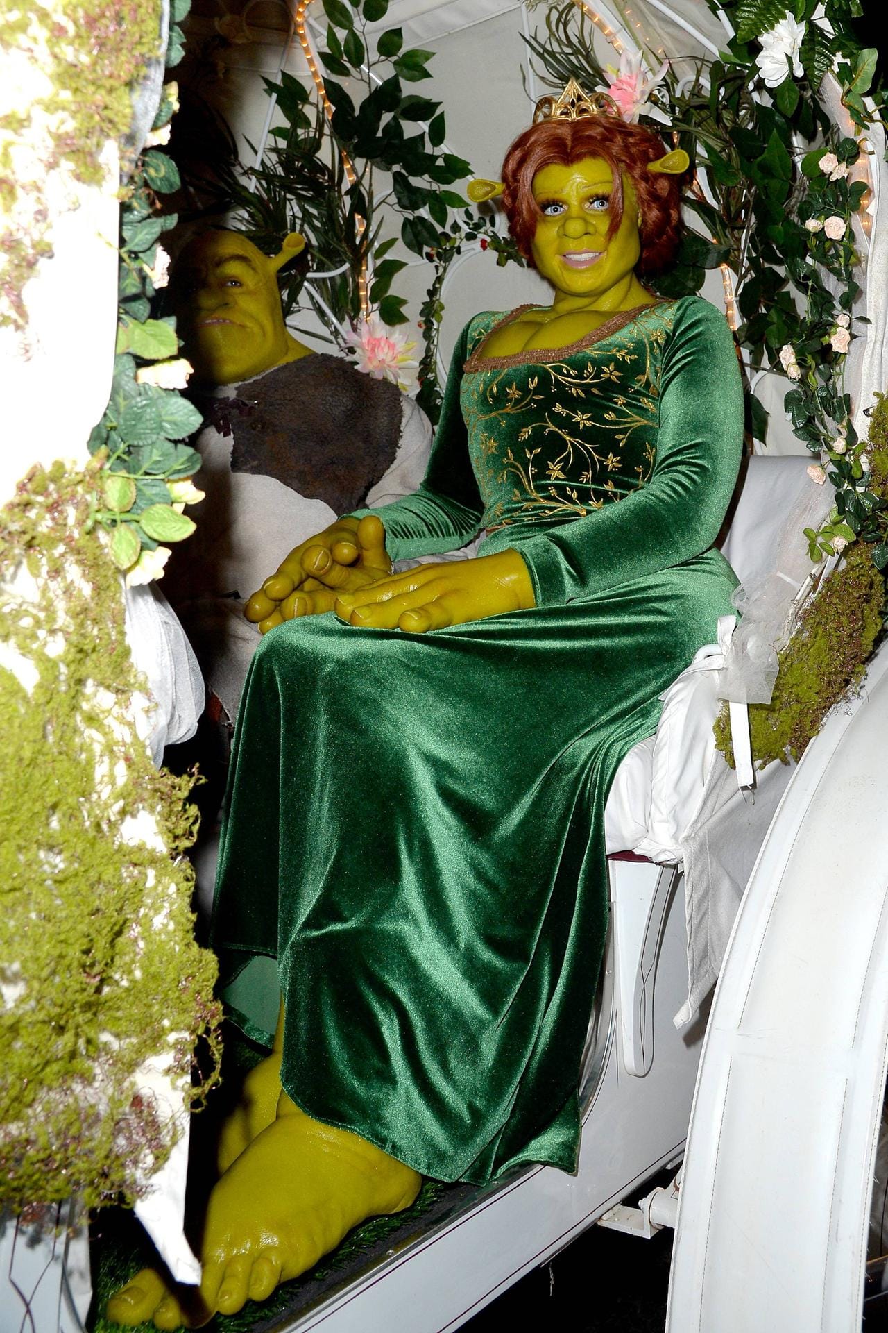 2018: Heidi Klum als Prinzessin Fiona aus dem Film "Shrek".