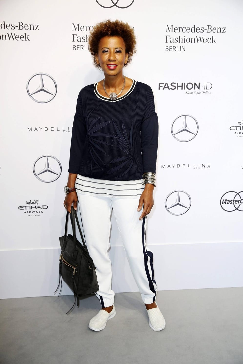 Sommer 2016: Die Moderatorin besucht die Fashion Week in Berlin.