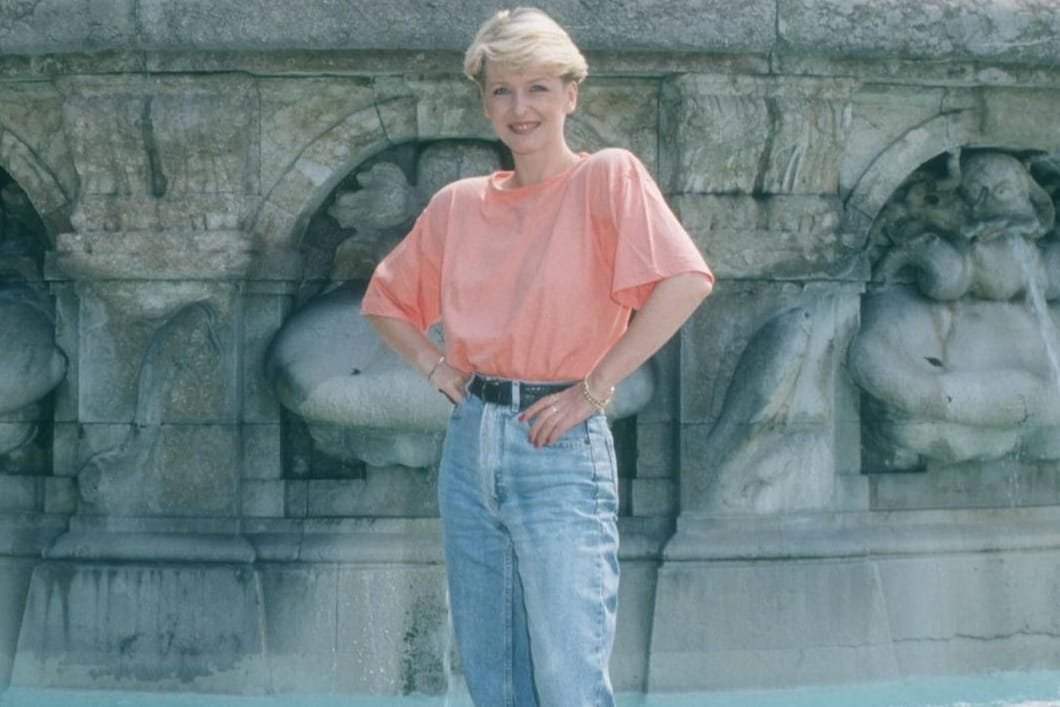 Zu Beginn ihrer Karriere ließ sich Carmen Nebel an verschiedenen Orten in München fotografieren.