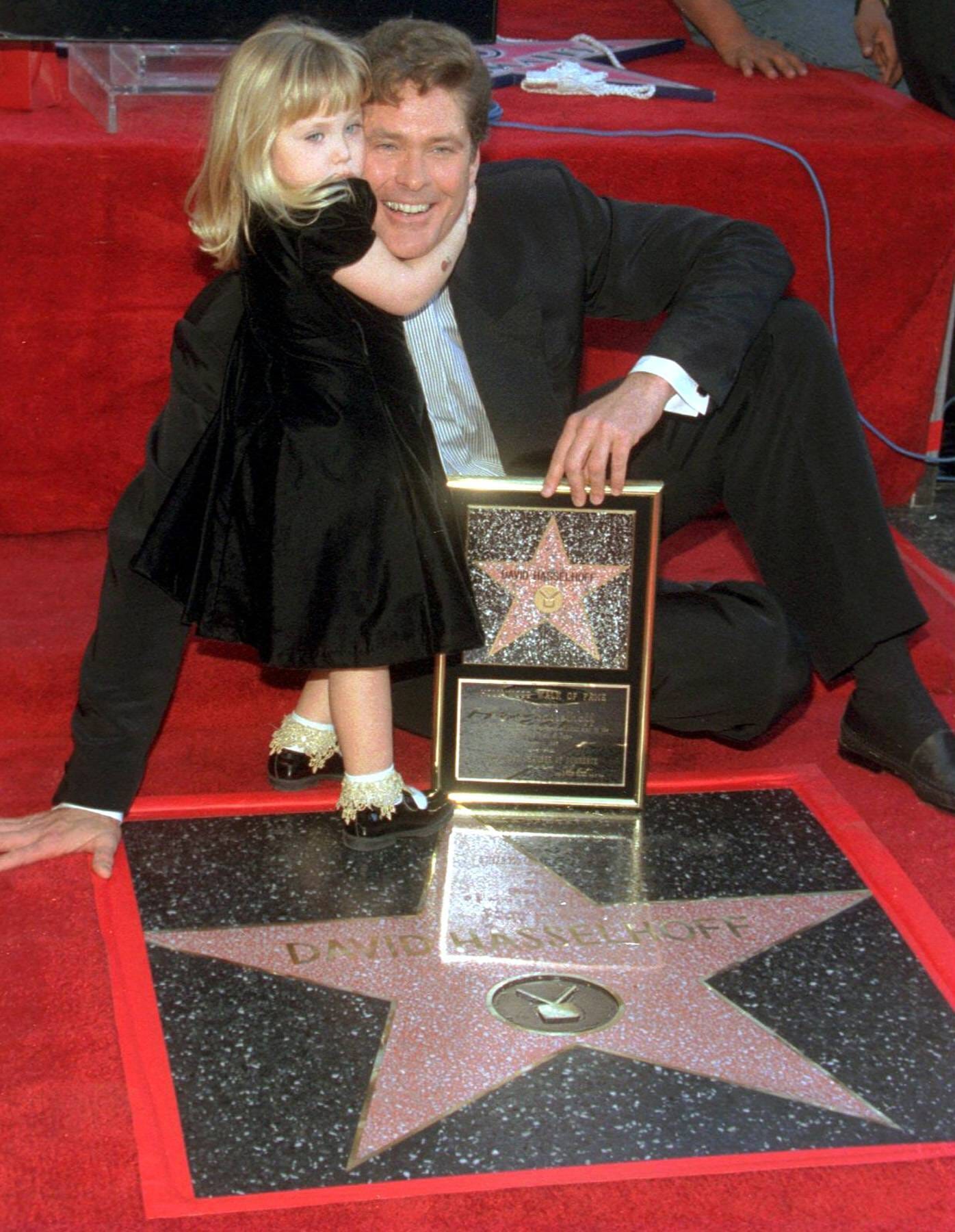 Ein Stern auf dem Walk of Fame: 1996 wird Hasselhoff geehrt.