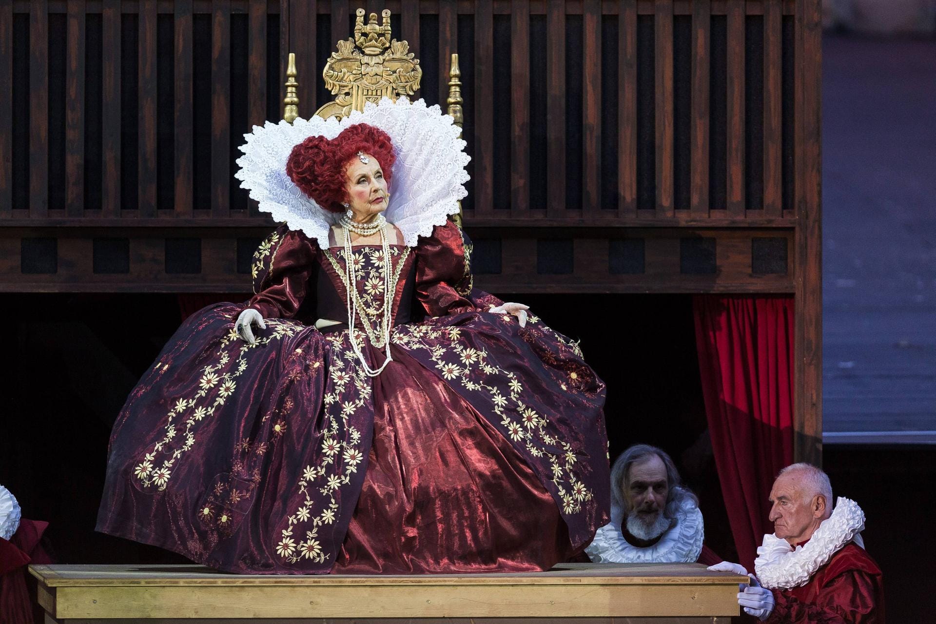 Bad Hersfelder Festspiele 2018: "Shakespeare in Love" mit Brigitte Grothum als Königin Elisabeth.