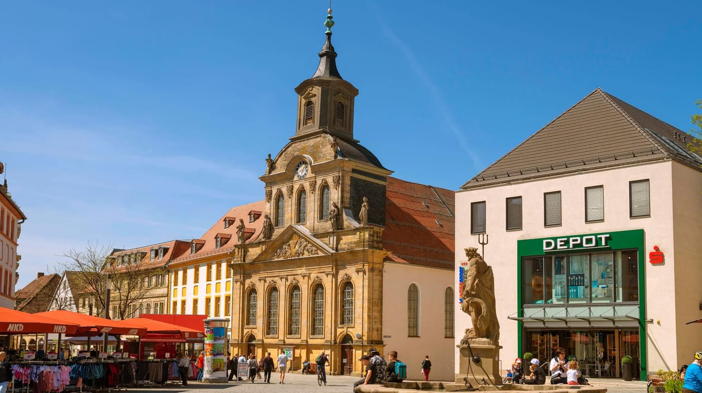 Die Spitalkirche in Bayreuth: Katharinas Mutter hat in der Stadt immer wieder auf ihre Tochter gewartet. Irgendwann kam sie wieder nachhause.