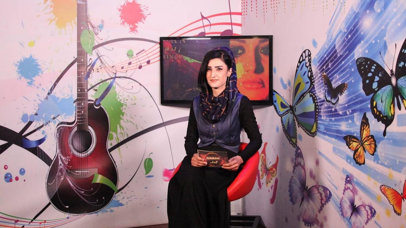 Moderatorin Krishma Naz: ZAN TV ist Afghanistans erster Sender von Frauen für Frauen. (Archivbild von 2017)