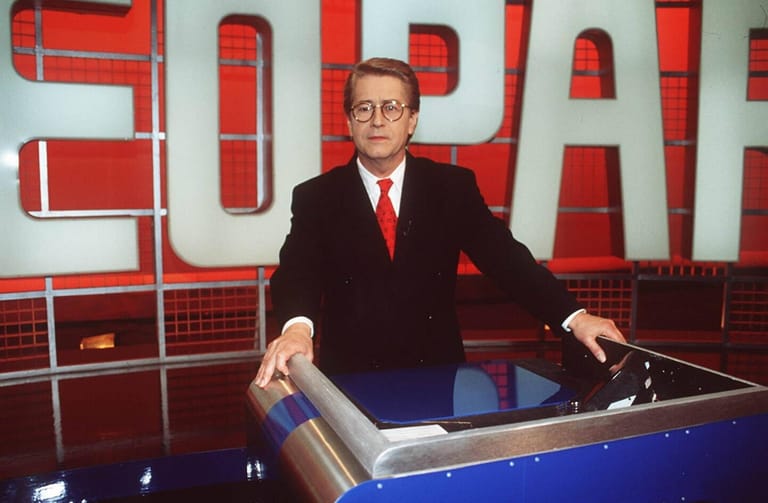 1995: Frank Elstner moderierte die Spielshow "Jeopardy!".